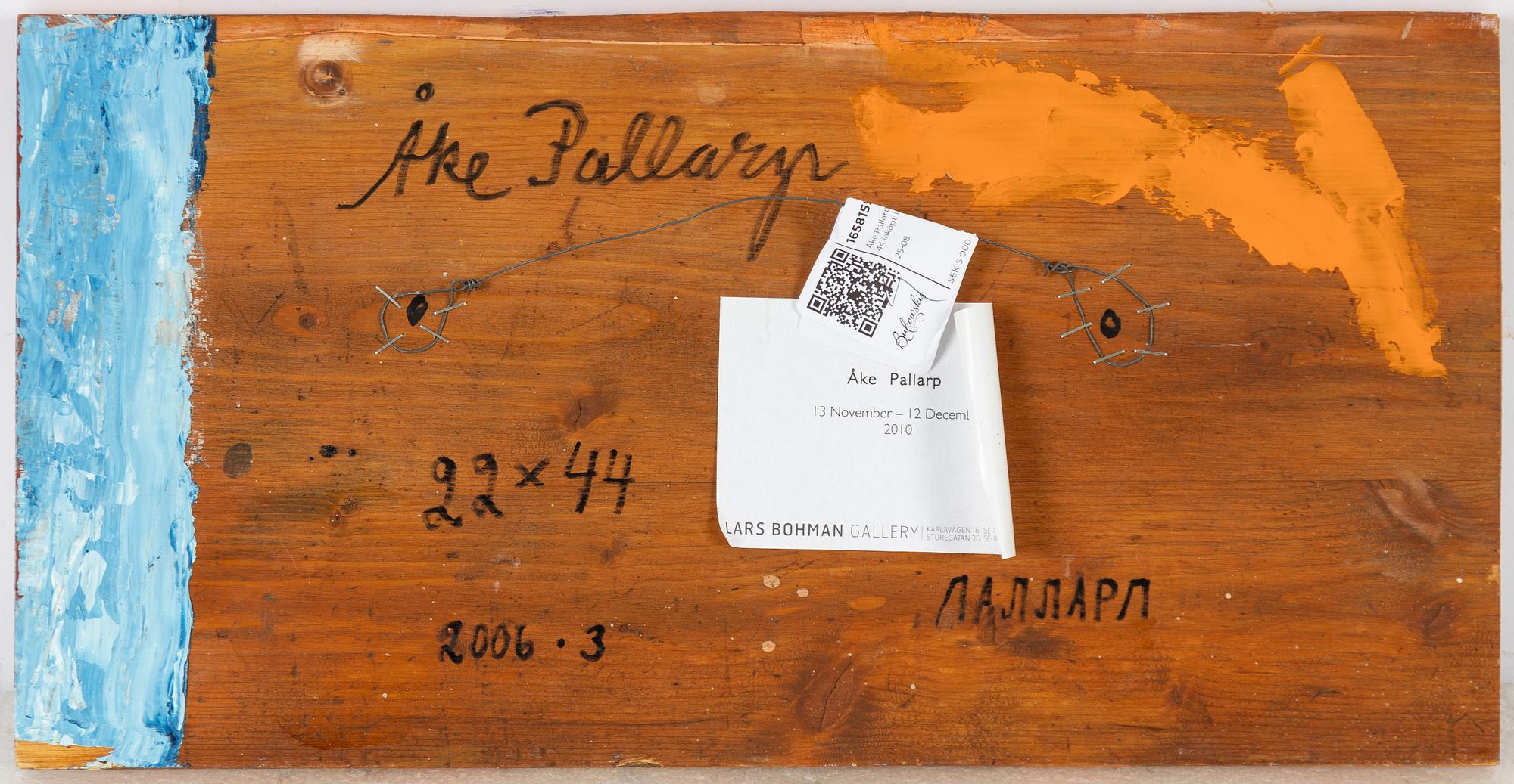 Åke Pallarp, Utan titel.