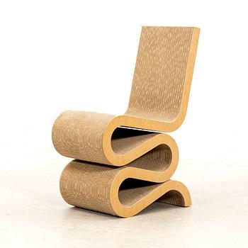 Frank Gehry, "Wiggle Side Chair", Vitra, late 20th century.