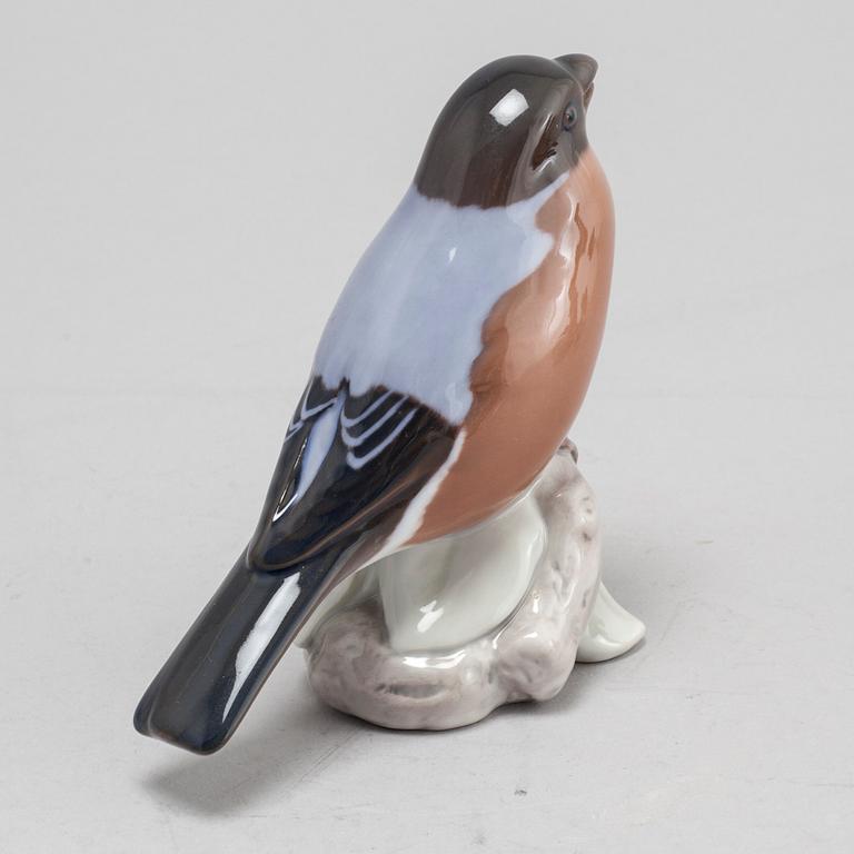 Nine porcelain figurines by Royal Copenhagen and Bing & Grøndahl, 1900-talets andra hälft.
