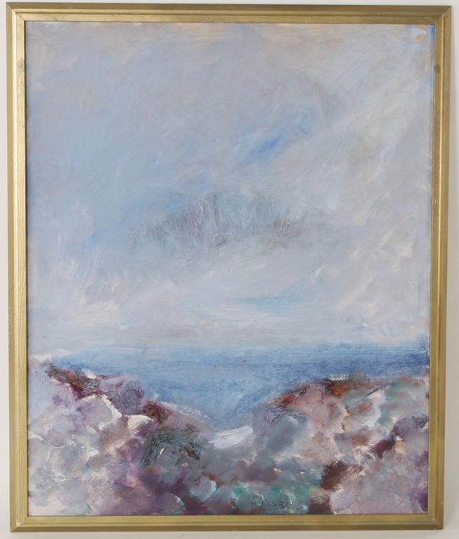 KAI NIELSEN, 2 st, olja på pannå, sign.