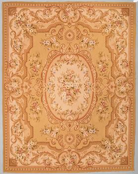 An Aubusson style carpet, around 301 x 236 cm.