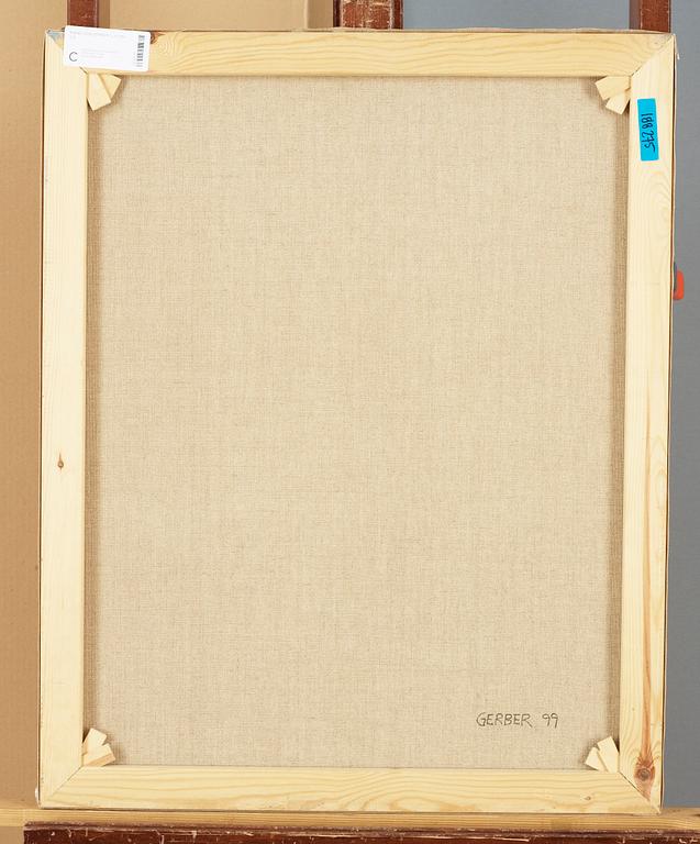 HANS VON GERBER , olja på duk, "La Citta", signerad Gerger och daterad -99 a tergo.