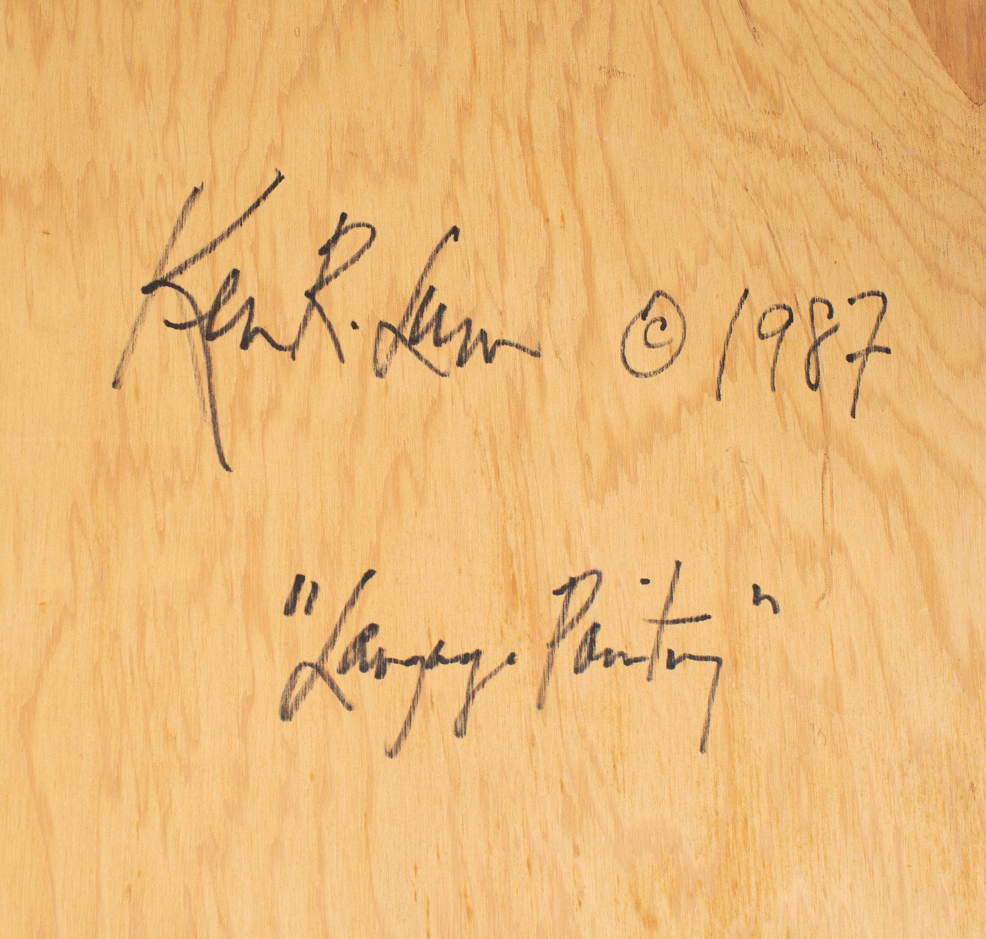 KEN LUM, oil on panel signed and dated 1987 on verso.
