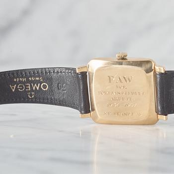OMEGA, "Waffle dial", wristwatch, 28 x 29,5 mm,