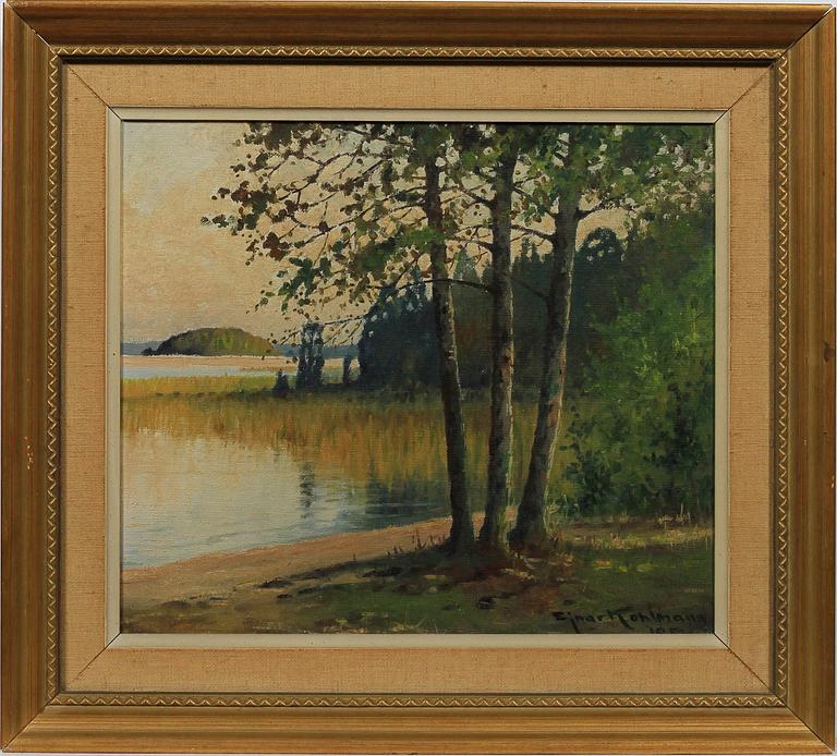 EJNAR KOHLMANN, olja på duk, sign.