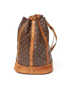 593. A monogram canvas bag/sac by Louis Vuitton.