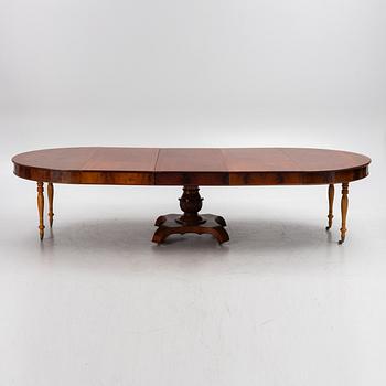 A mahogny dining table, 1860's.