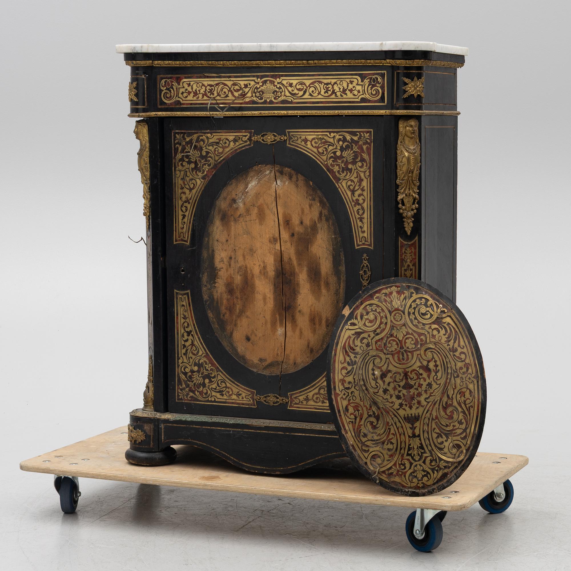Cabinet, Boulle style, France, late 19th century.