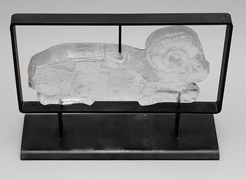 ERIK HÖGLUND, skulptur, glas, Boda.