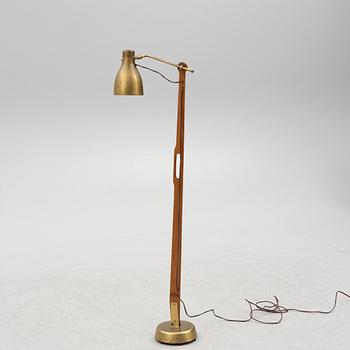 Hans Bergström, a floor lamp model "544", ateljé Lyktan, Åhus, Sweden, 1940s-50s.