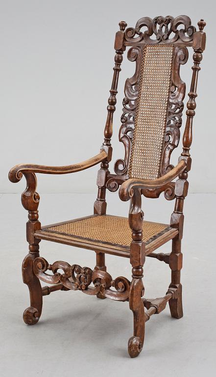 KARMSTOL, Barock, 1700-tal.