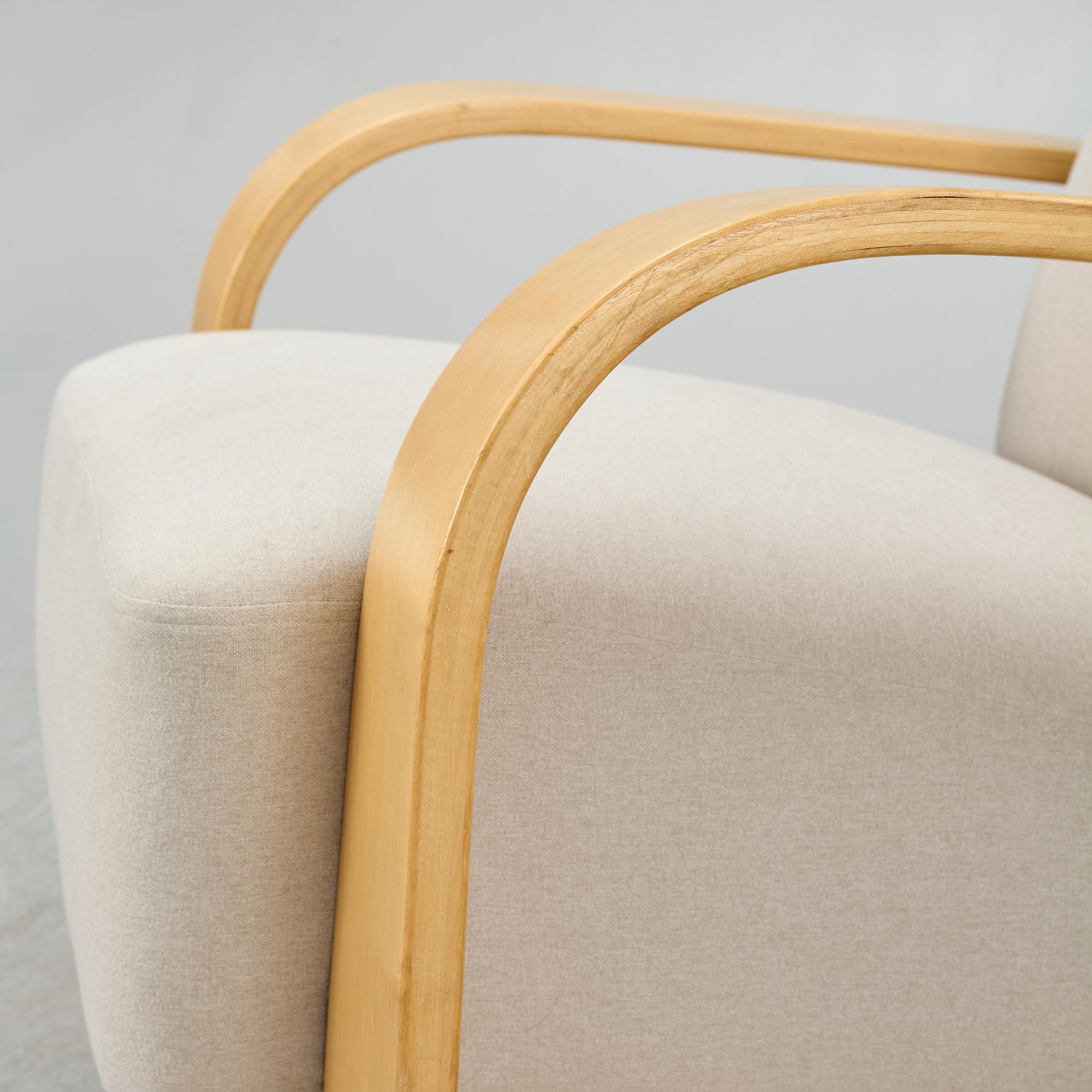 Alvar Aalto, a 'Tank' armchair model 400, Artek, Finland.