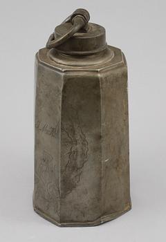 PRISMAFLAKSA, tenn, 1700/1800-tal.