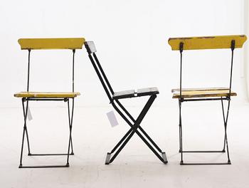 TRÄDGÅRDSSTOLAR, 4 st, 1900-talets första hälft.