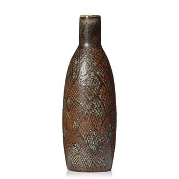 76. Carl-Harry Stålhane, a unique stoneware vase, Rörstrand, Sweden 1960.
