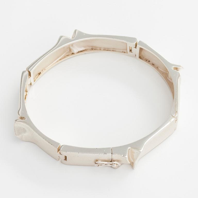 Björn Weckström, A sterling silver bracelet "Ceres", Lapponia 2005.