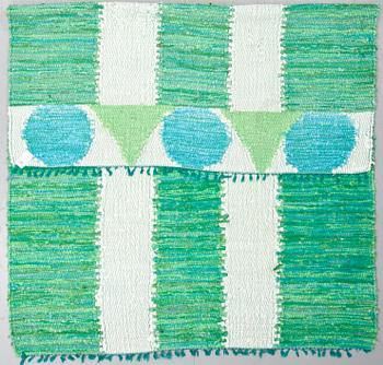 TRASMATTA, design Hildegun Persson, 1970-talet, ca 285x205.