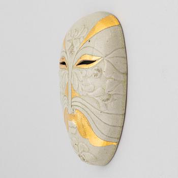 Lisa Larson, a 'Demon 5' stoneware mask, Gustavsberg.