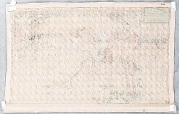 TAPET, maskinvävd, Manufacture d'Aubusson Robert Four, modern tillverking, ca 129x185 cm.