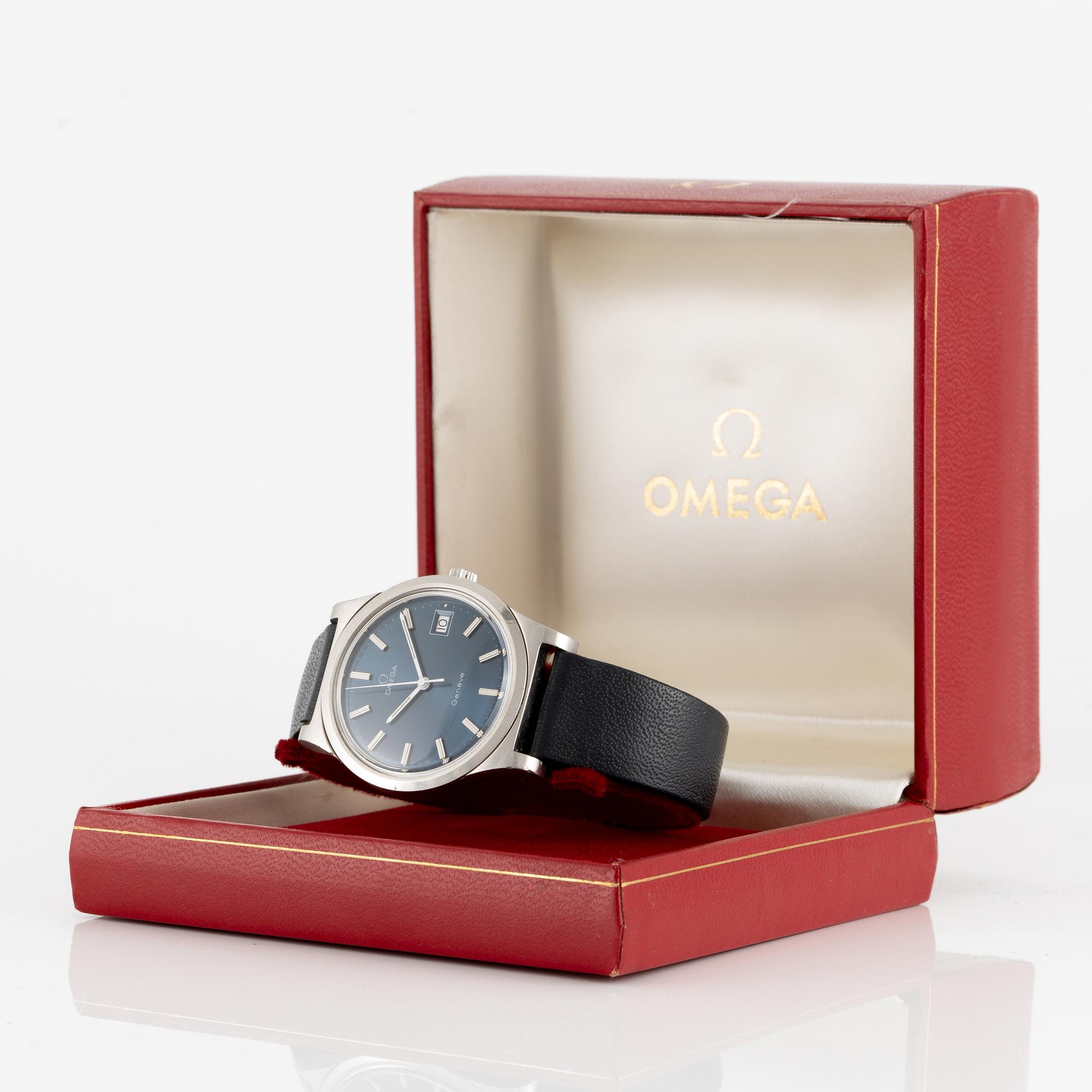 Omega, Genève, wristwatch, 36 mm.