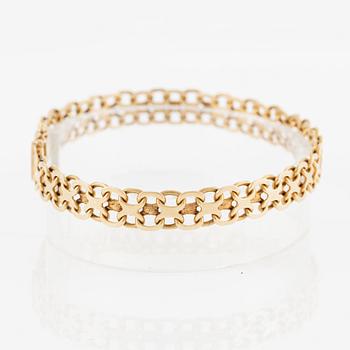Bracelet, 18K gold, x-link.