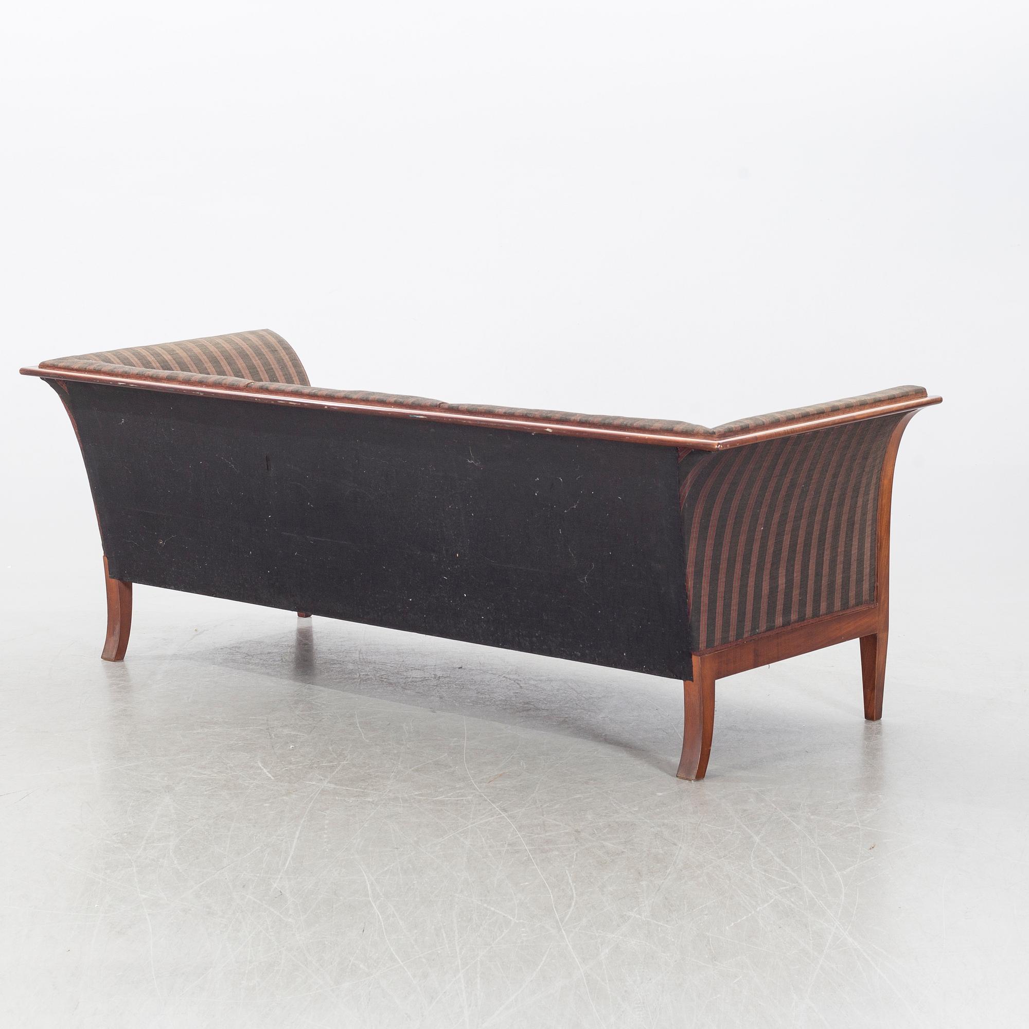 FRITS HENNINGSEN, a mahogany sofa mid 1900's.