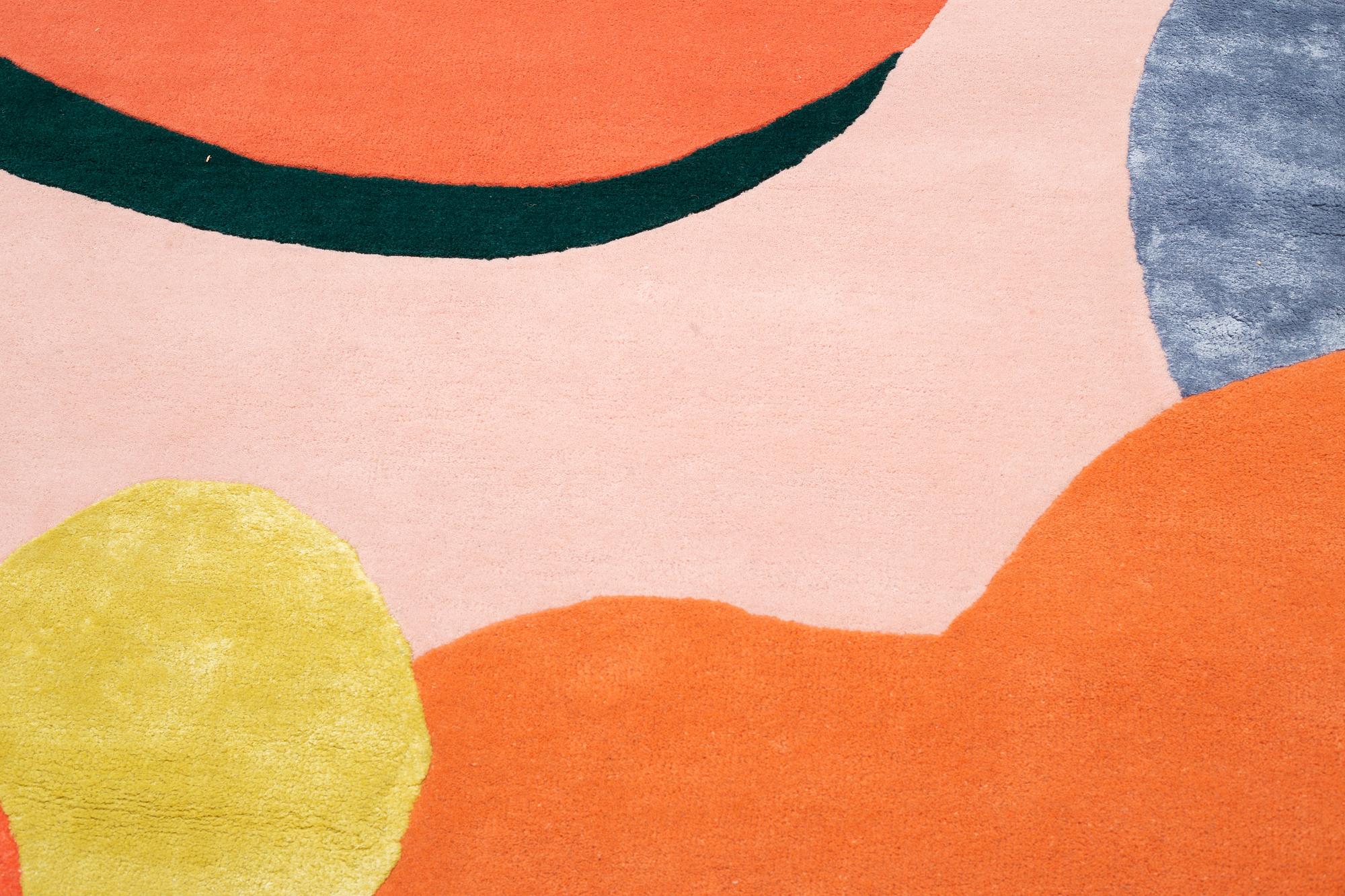 A carpet, "Flower", Layered, 270 x 180 cm.