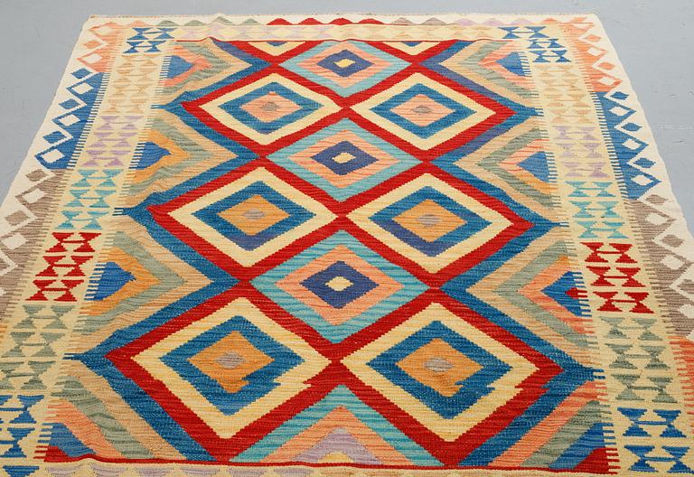 A carpet, kilim, 226 x 171 cm.