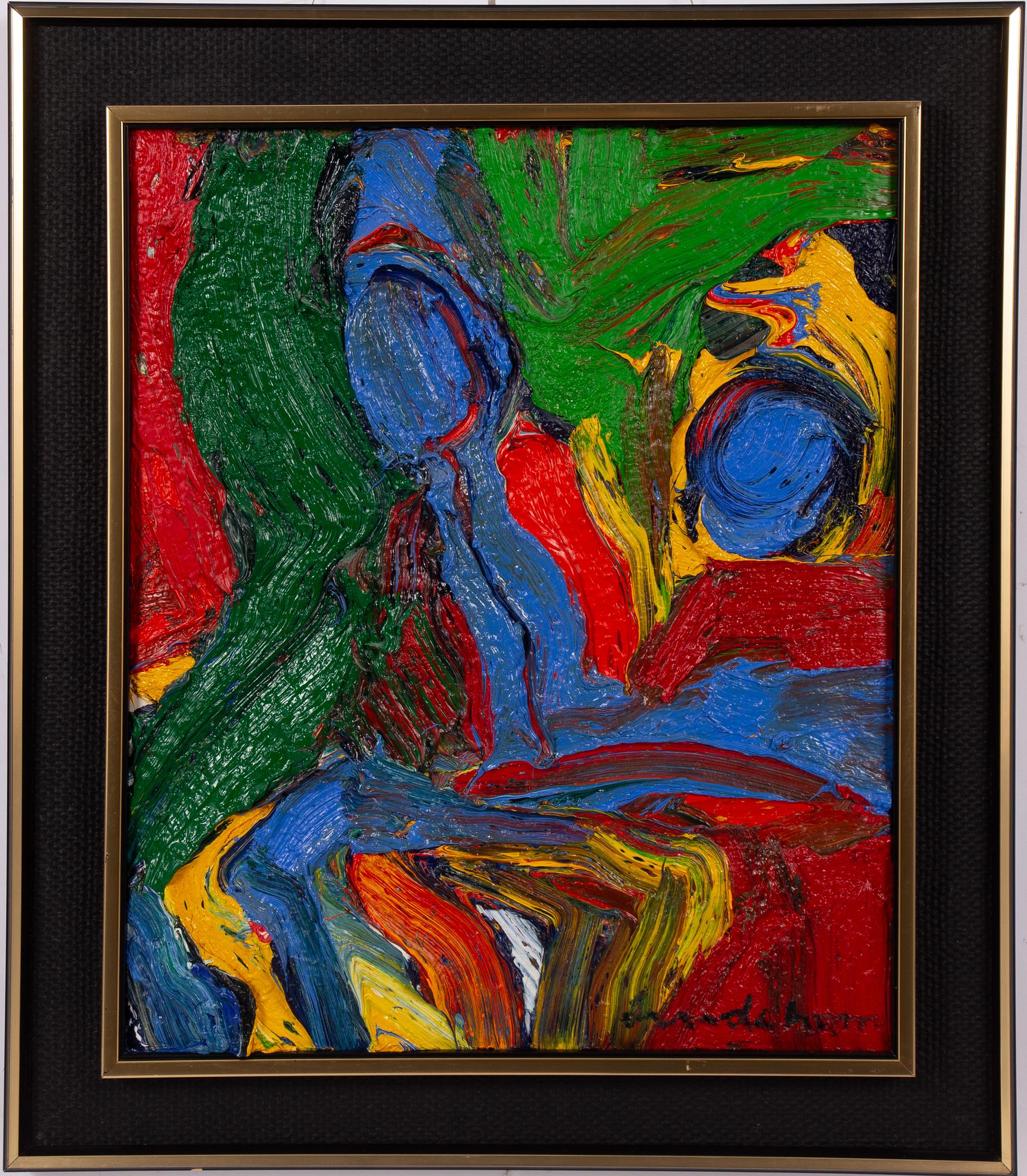 Bengt Lindström, Blå, gul, röd figur.