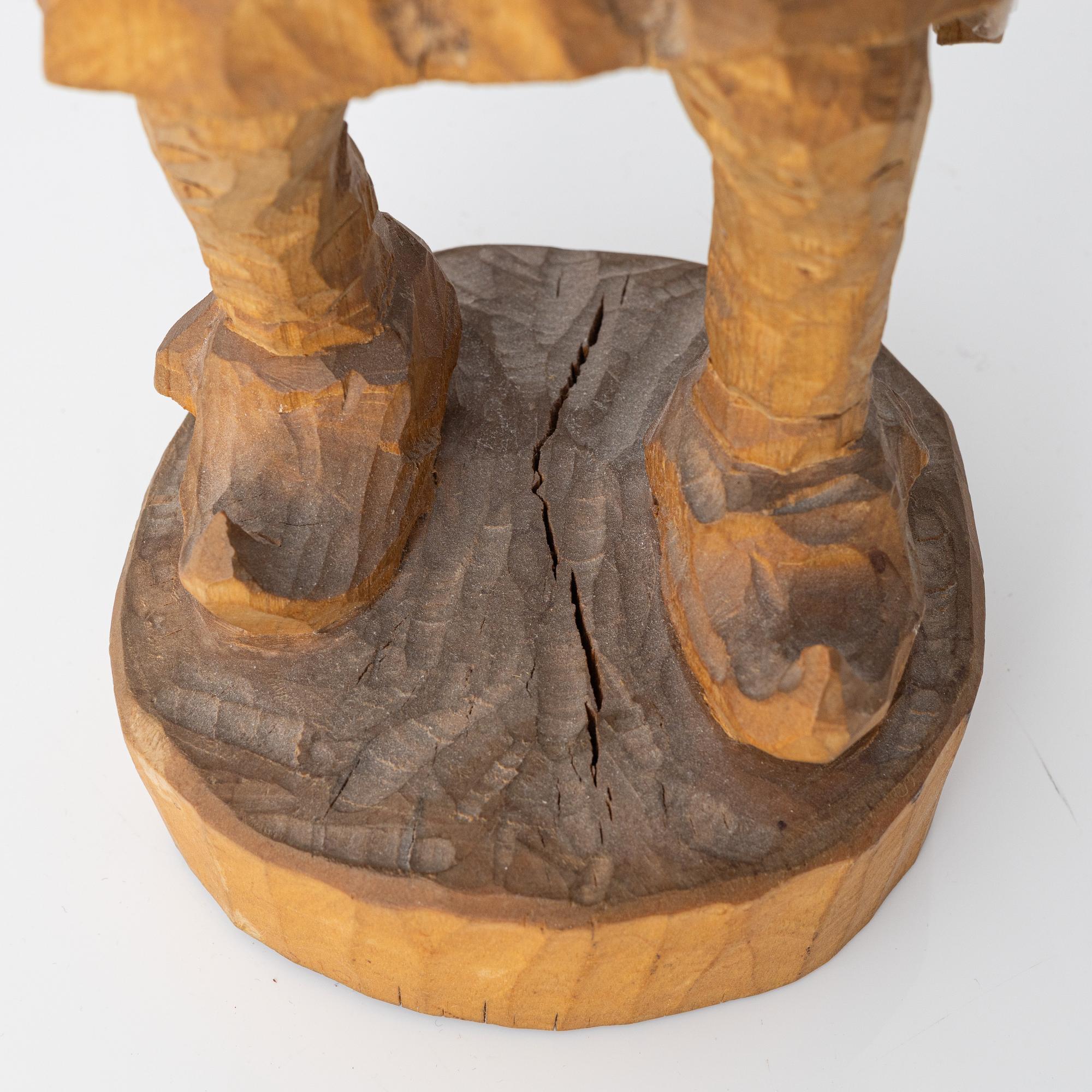 Bengt Jonsson, three sculptures, signed BJ.