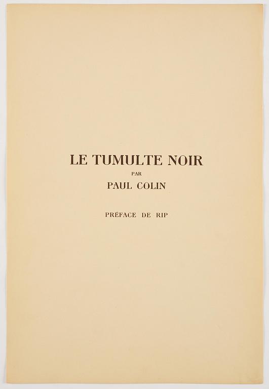Paul Colin, "Le Tumulte Noir".