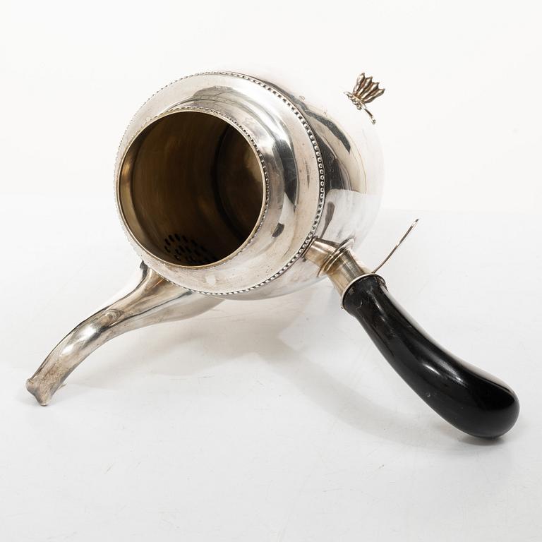 A Swedish sterling silver Empire style coffee pot, mark of Metallkonst Tage Björklund, Strängnäs 1954.