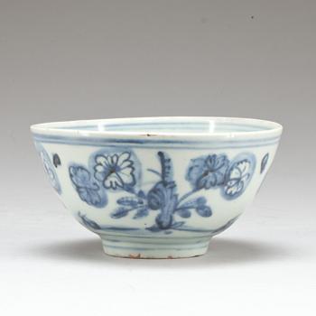 SKÅL, porslin, Kina. Ming dynasti (1368-1644).