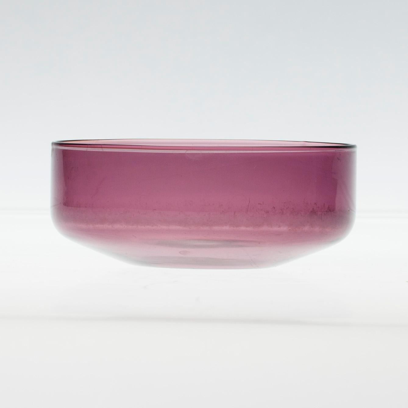 SERVERINGSSKÅL och DESSERTSKÅLAR, 12 st, glas, i-linjen, Timo Sarpaneva, Iittala. Formgivna 1958.
