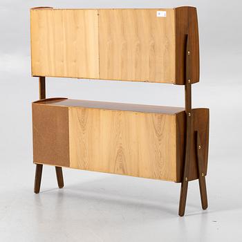 Bookcase/cabinet, 1960s.