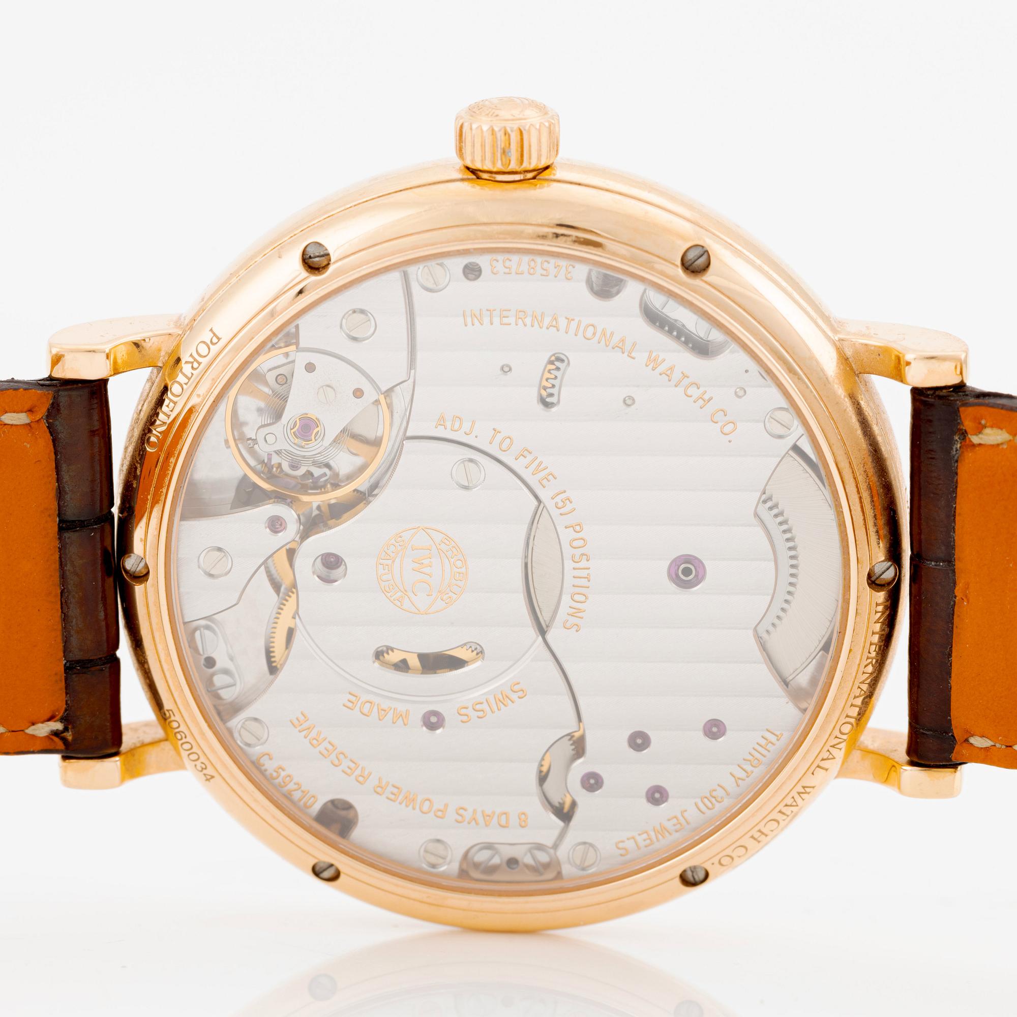 IWC, Portofino, Hand-Wound, Eight Days, ca 2012.