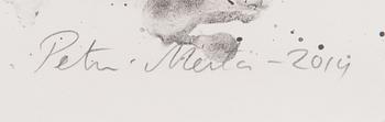 Petri Merta, lithograph, signed and dated 2014, numrerad 14/20.
