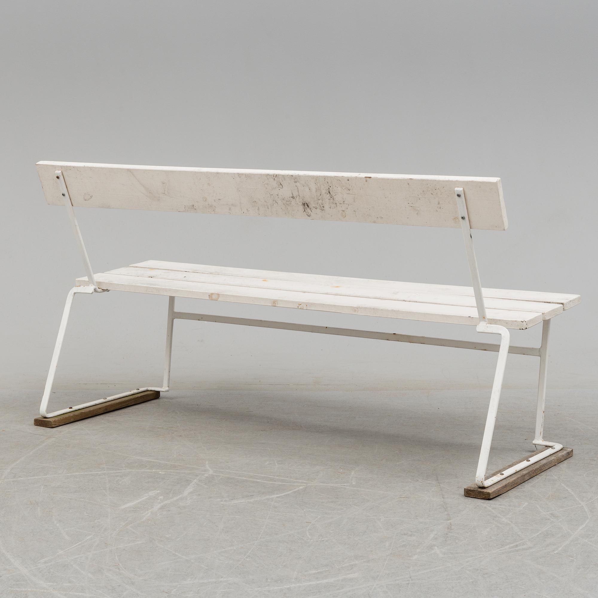 A mid 20th century garden sofa by Grythyttan.