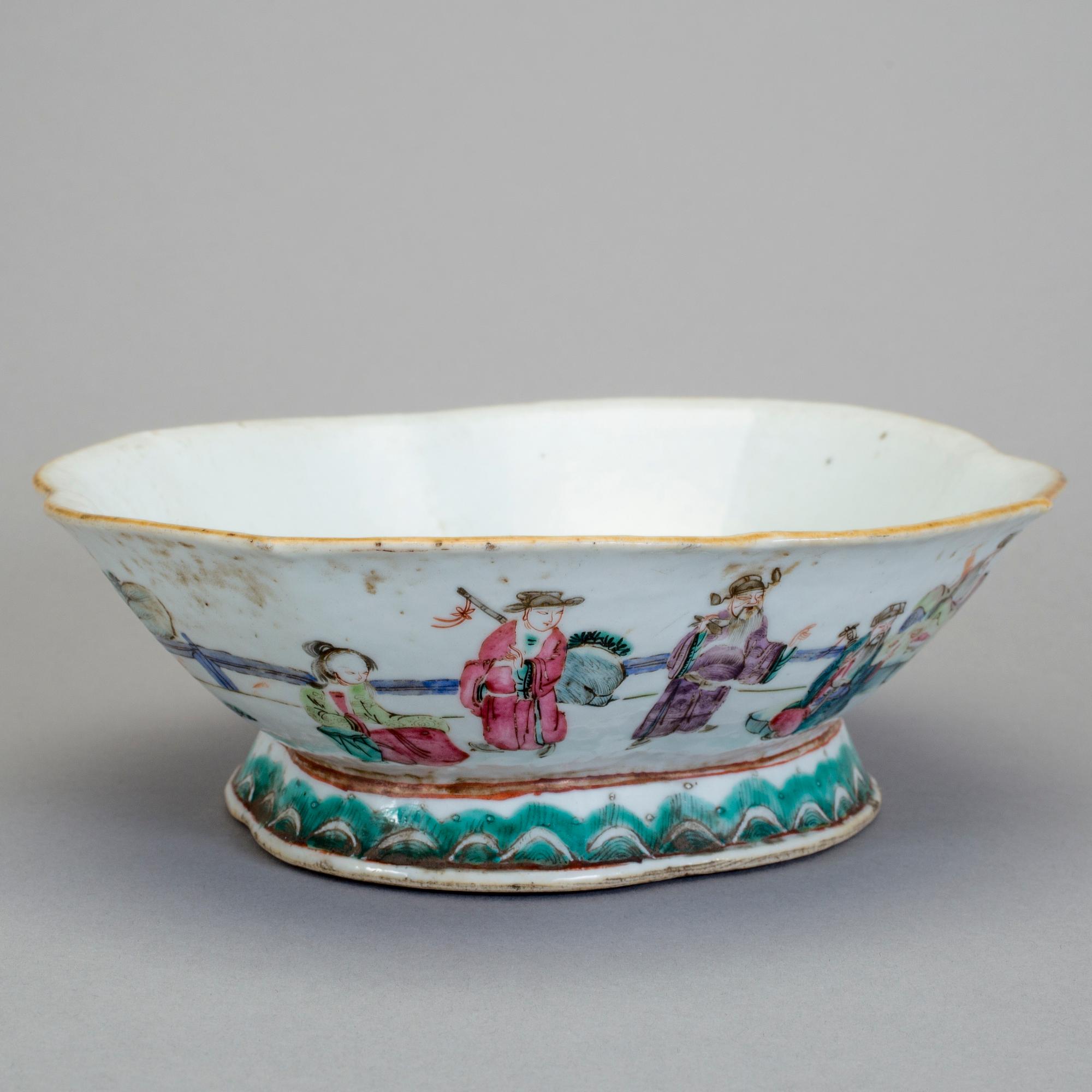 SKÅL, porslin, Kina, 1800-tal.