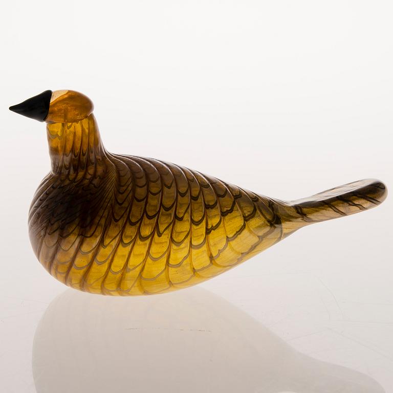 OIVA TOIKKA, BIRD, Carelian Golden Cuckoo, signed O Toikka Nuutajärvi.