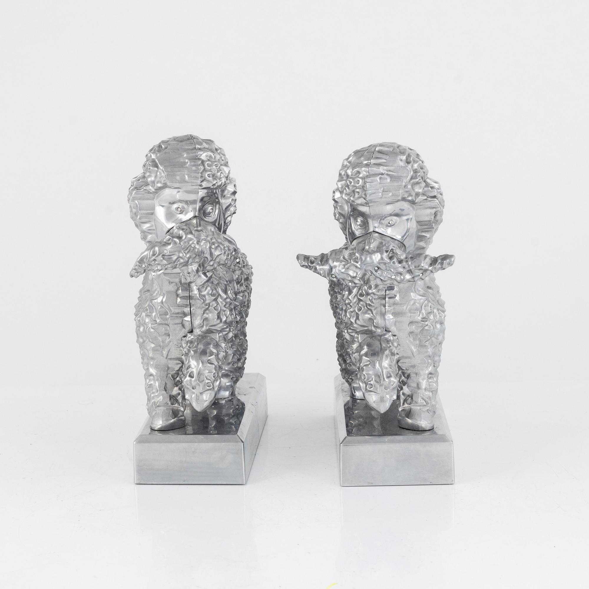 Per B. Sundberg, a pair of candlesticks, "Föremål", poodles, limited edition, Ikea 2018.