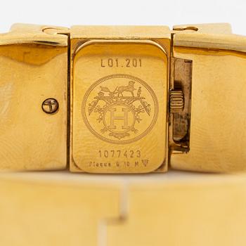 Hermès, 'Loquet', wristwatch, 19 mm.