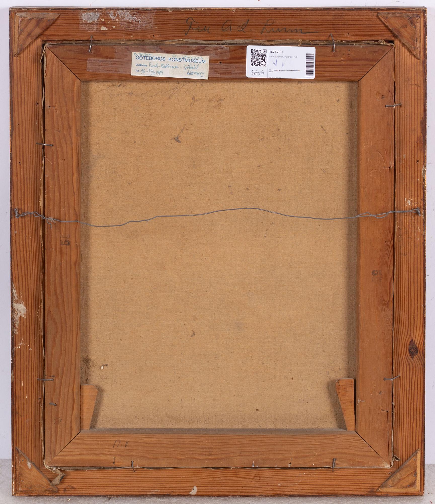 Siri Rathsman, Portrait.