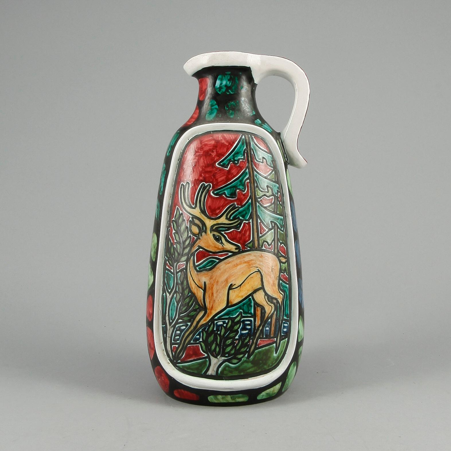 TILLBRINGARE/VAS, stengods, Erik Plöen, Norge, signerad undertill.