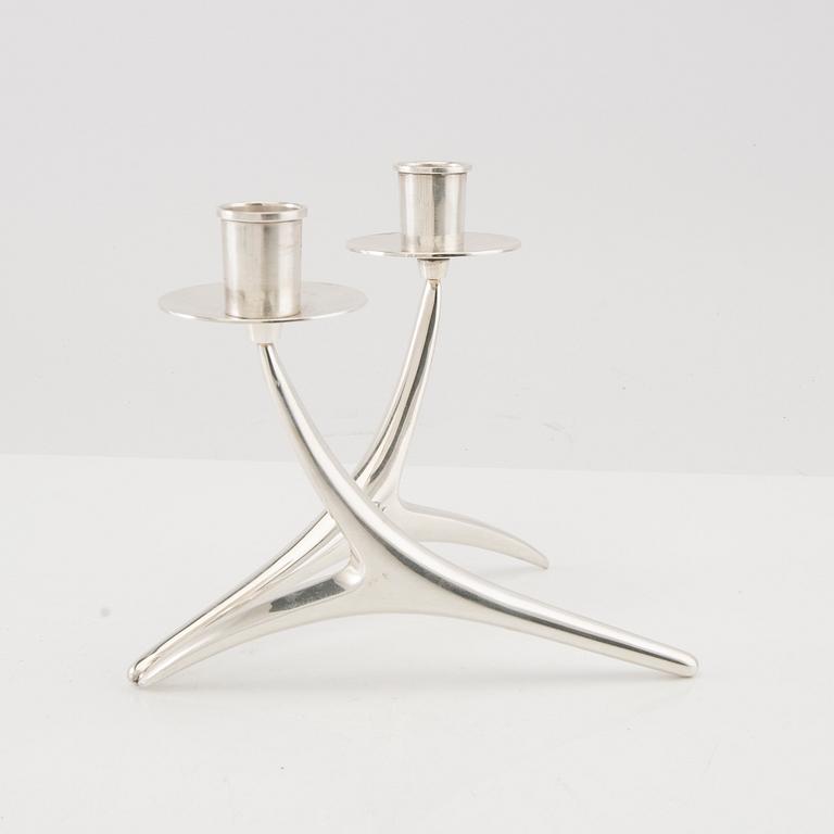 Anna-Greta Eker, candelabra silver Auran Kultaseppä, Turku 1967.