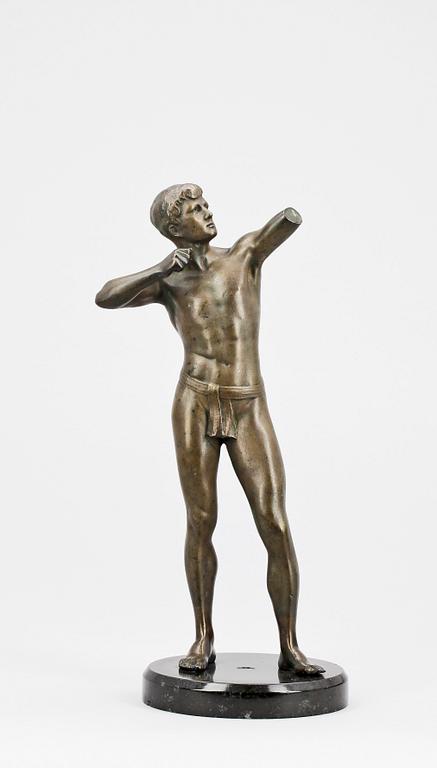 OKÄND KONSTNÄR, skulptur, brons, 1900-tal.