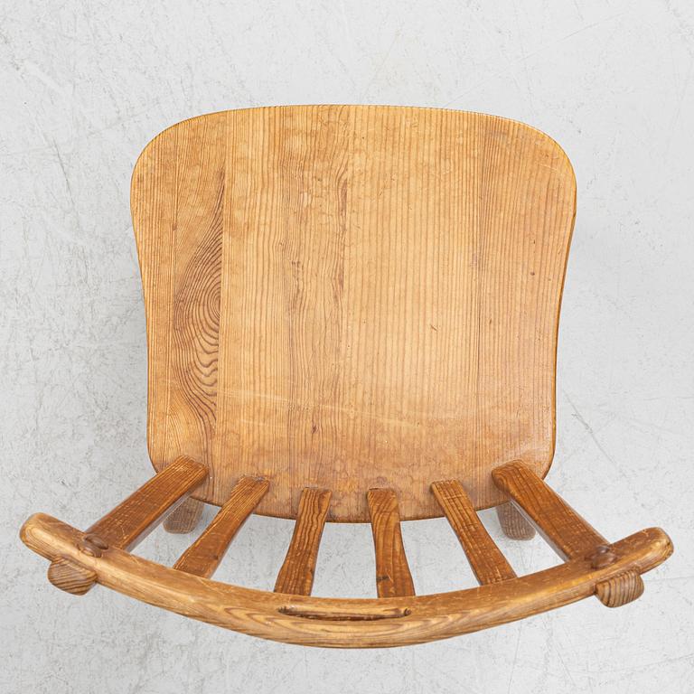 Chairs, a pair, "Hytte", Nordiska Kompaniet, 1940s.