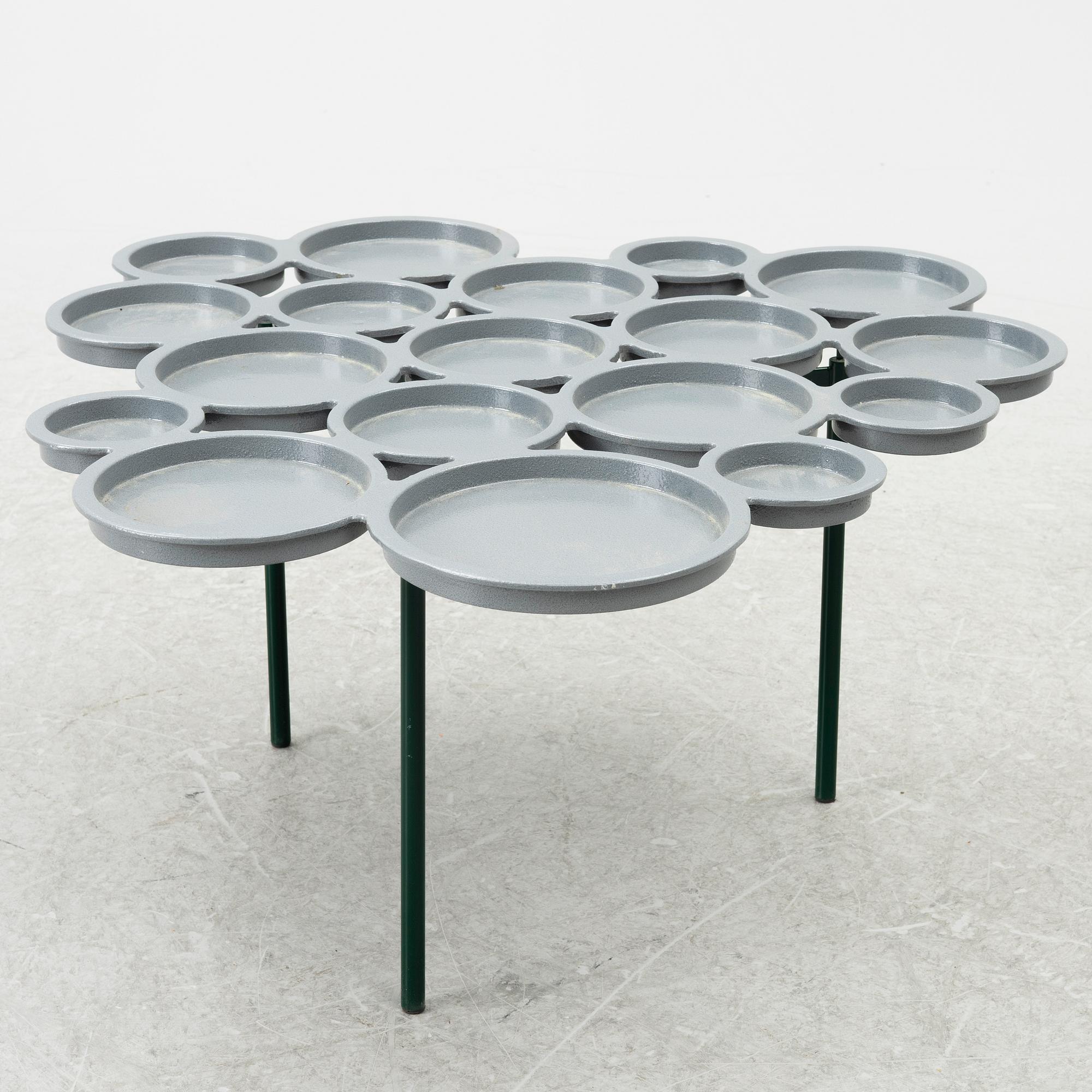 Luca Nichetto, A 'Green Pads' table/flower table, Italy, contemporary.