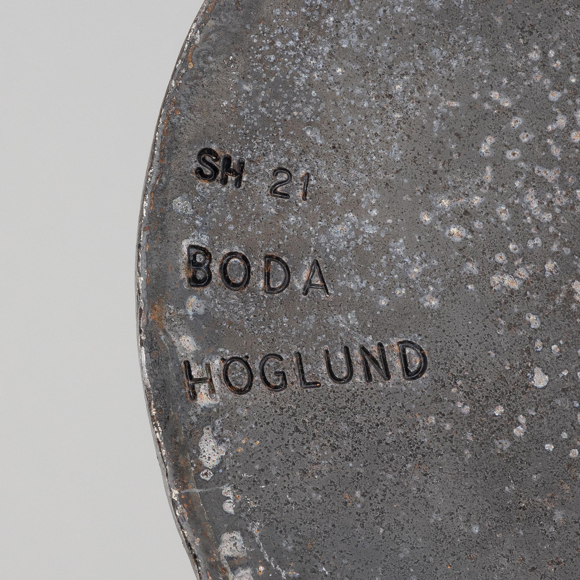 Erik Höglund, table candlestick, Boda Smide, late 20th Century.