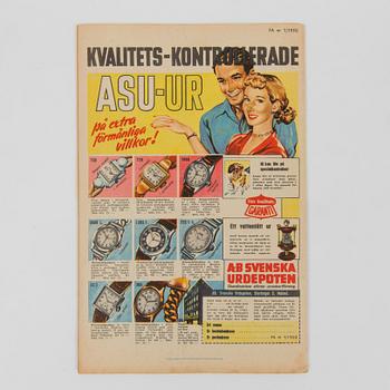 A "Serietidningen Fantomen" comic book Nr 1 1950. VG-FN.